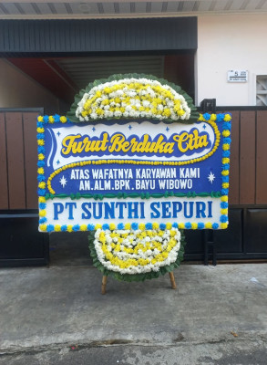Papan Bunga Duka di Padasuka